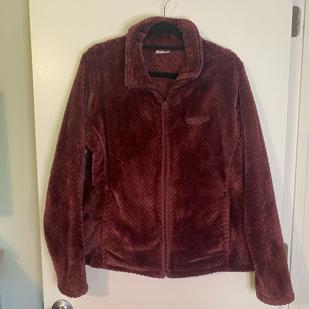 Columbia Women’s XL Fireside Fleece in Maroon